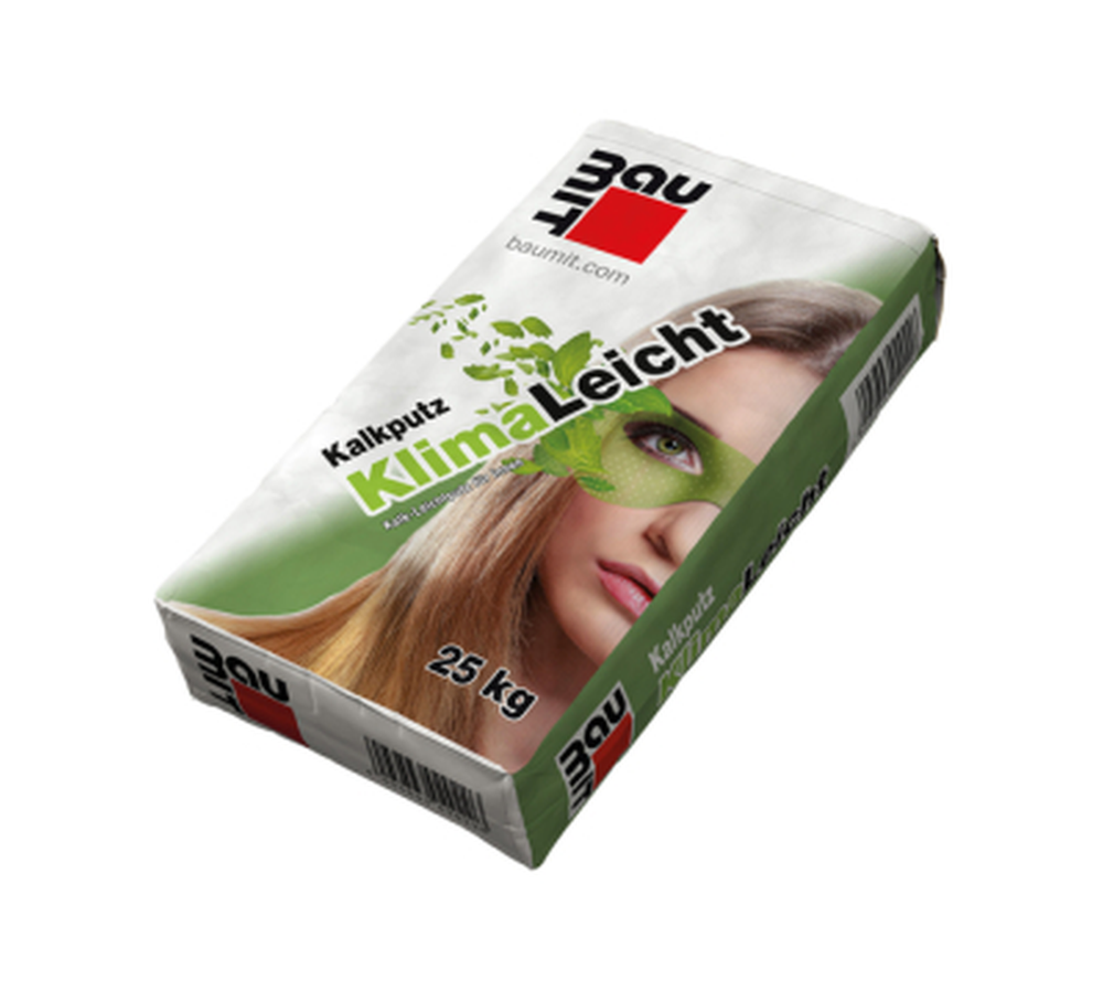 Baumit Kalkputz KlimaLeicht Kalk-Leichtputz für Innen- und Feuchträume 25kg