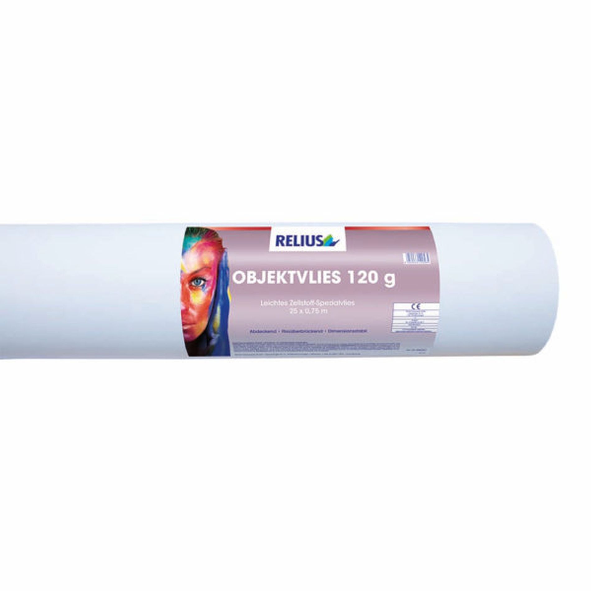 Relius Objektvlies 120 g/qm 0,75 m x 25 m