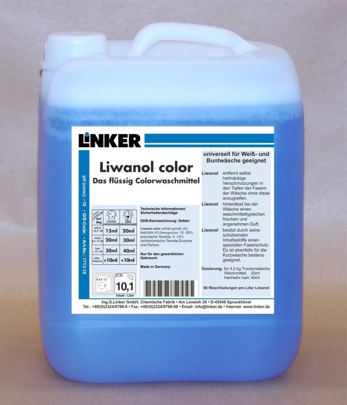 Linker Chemie Liwanol Color Waschmittel flüssig 10,1 Liter