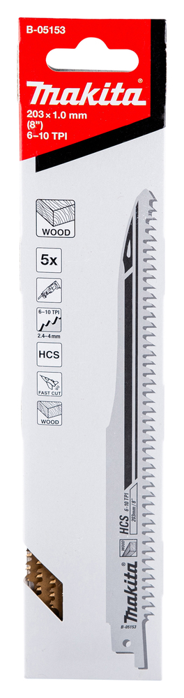 Makita Sägeblätter Recipro HCS B-05153