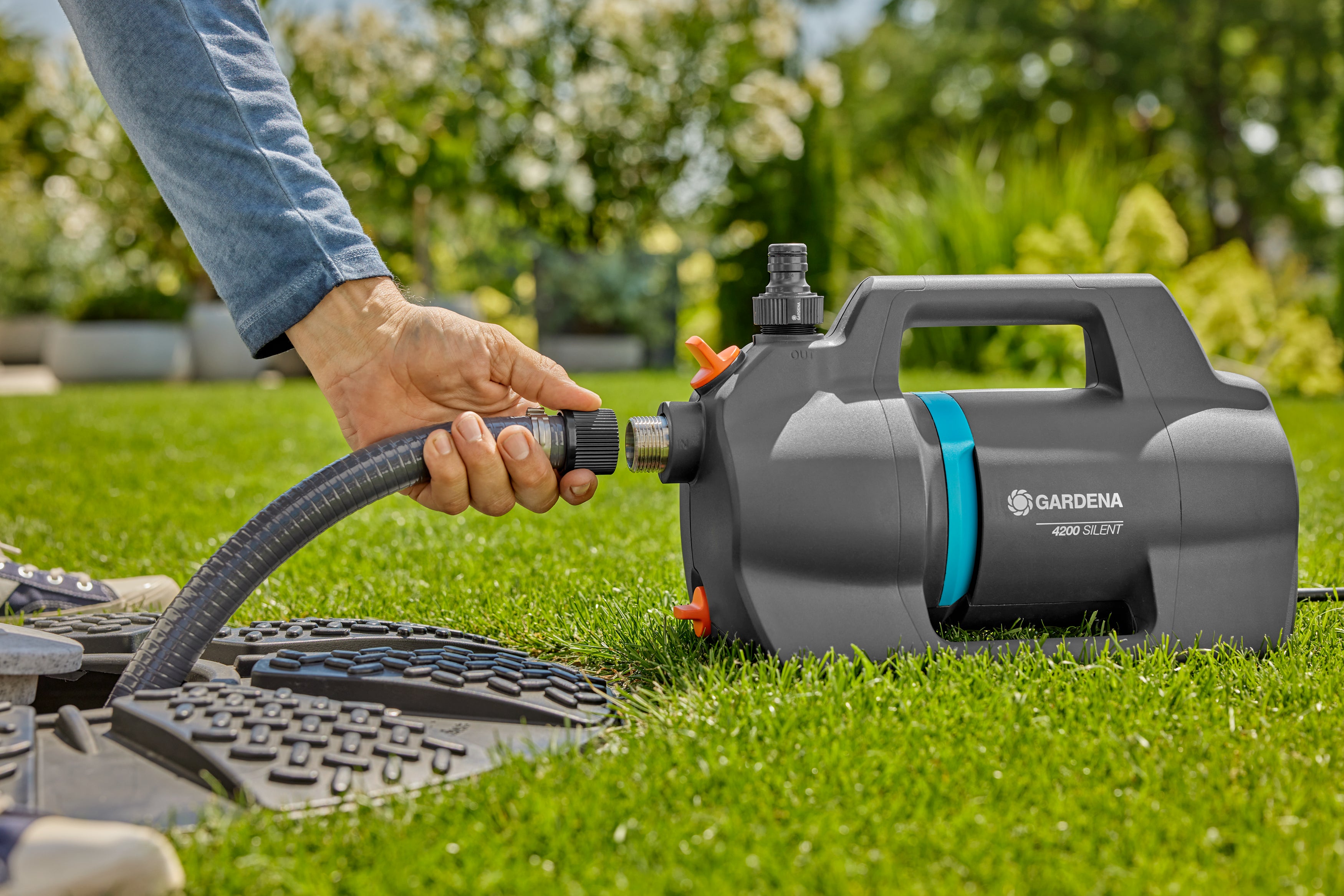 Gardena Gartenpumpe 4200 Silent #09054-61.