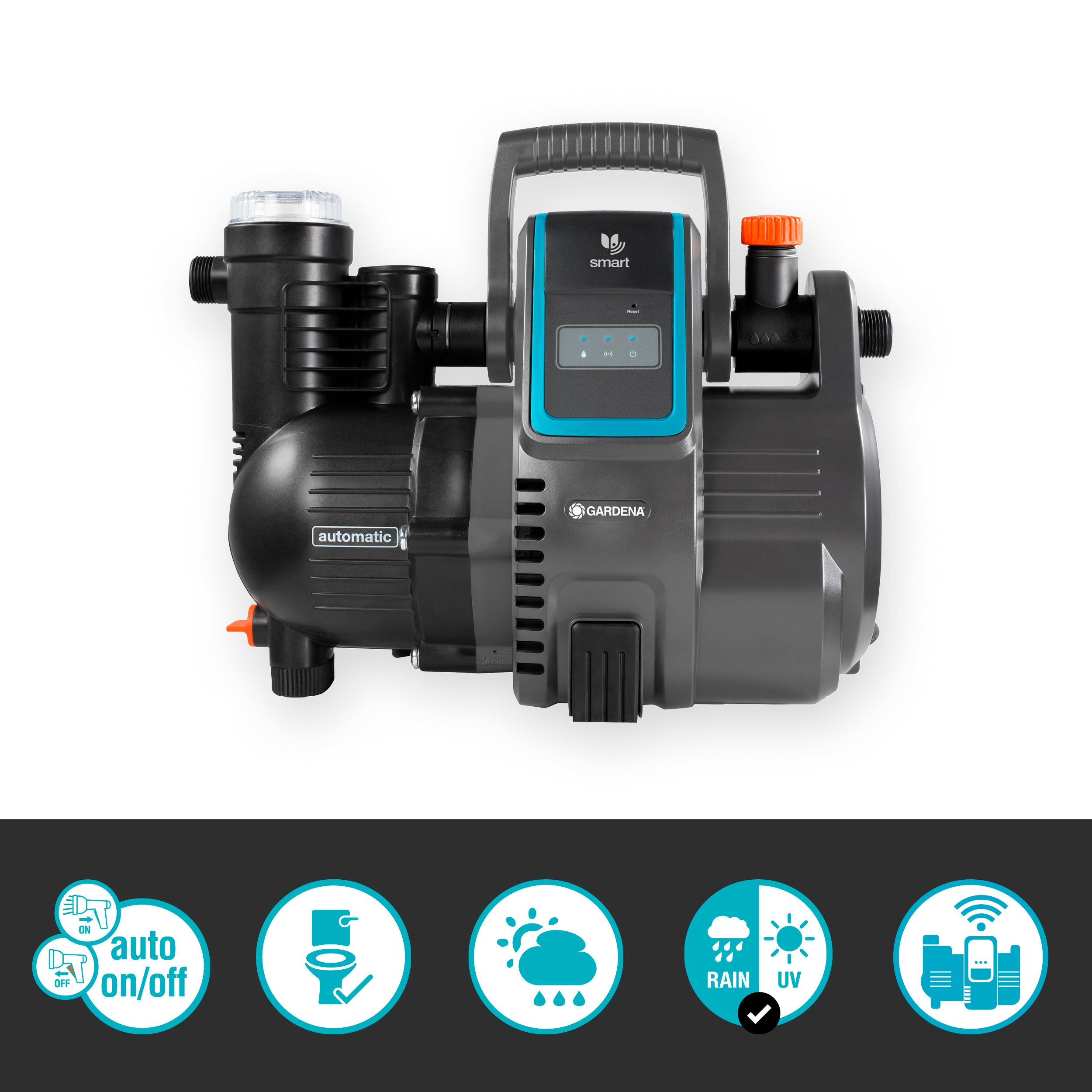 Gardena Smart Pressure Pump Hauswasserautomat schwarz #19080-20.