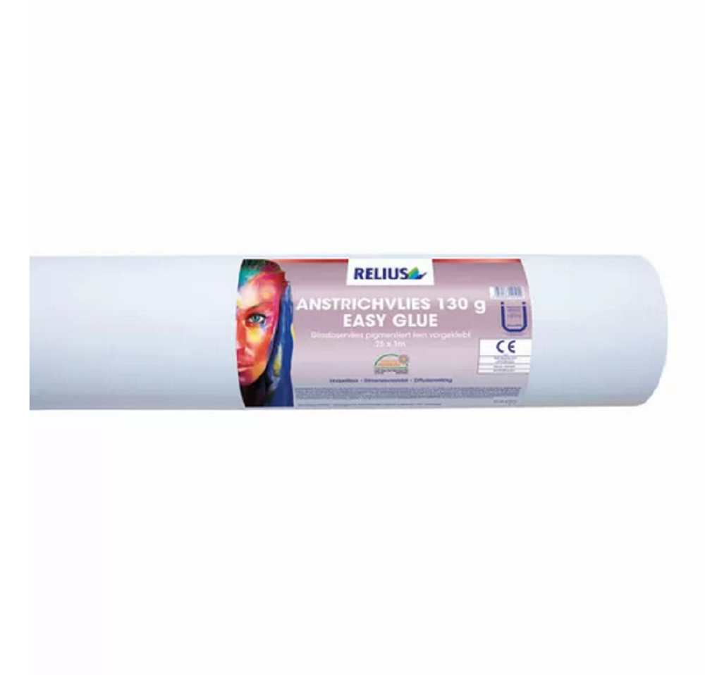 Relius Anstrichvlies Vlies pigmentiert EASY GLUE fein 130 g - 25 qm