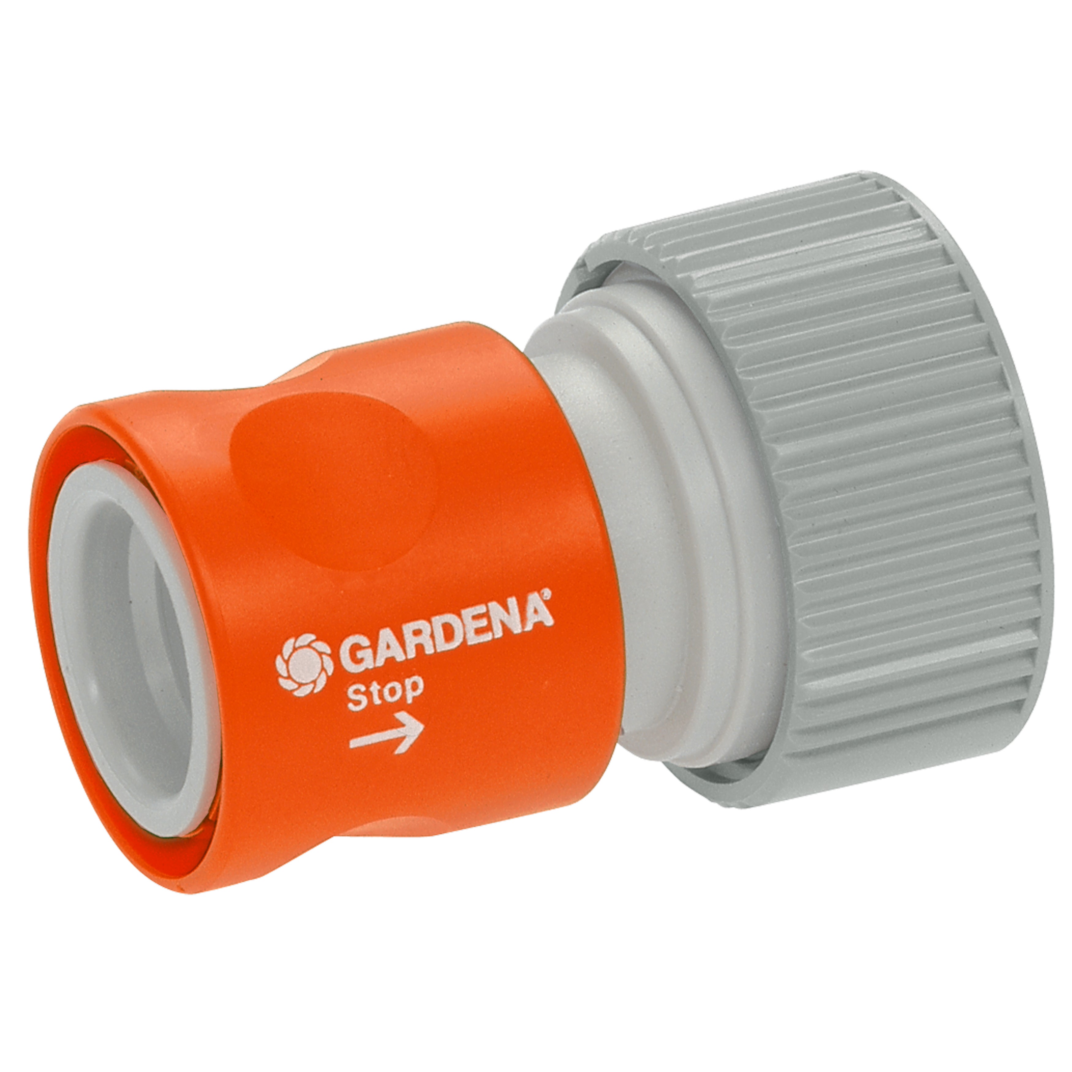 Gardena Profi-System-Übergangsstück mit Wasserstopp, 19 mm (3/4 Zoll) #02814-20.