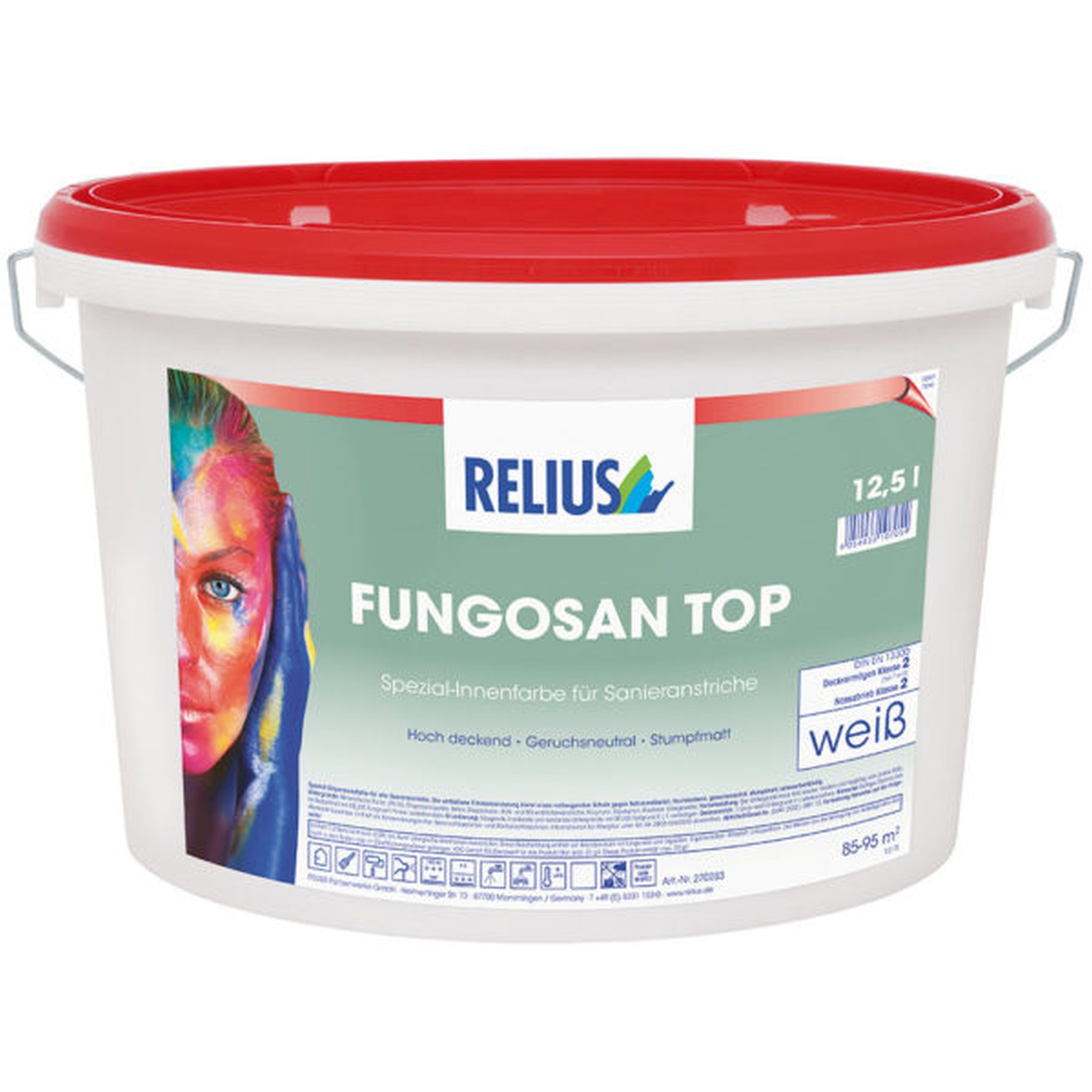 Relius Fungosan Top Wandfarbe weiß