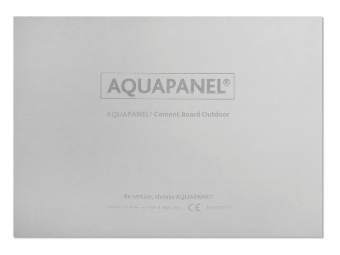 Knauf AQUAPANEL Outdoor Cement Board 12,5 x 900 x 1250 mm - 1,125 qm