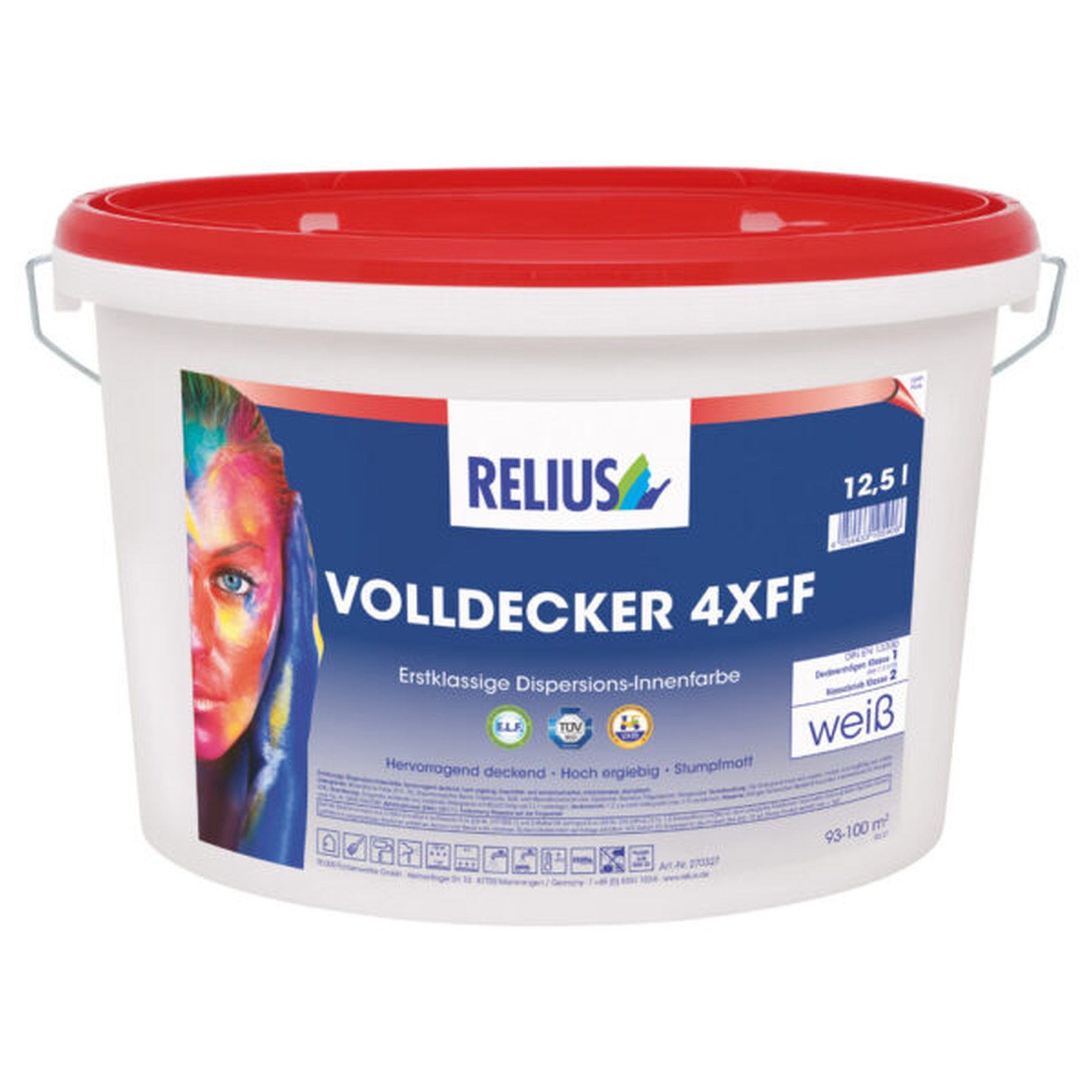 Relius Volldecker 4xff Wandfarbe 3 Farbtöne