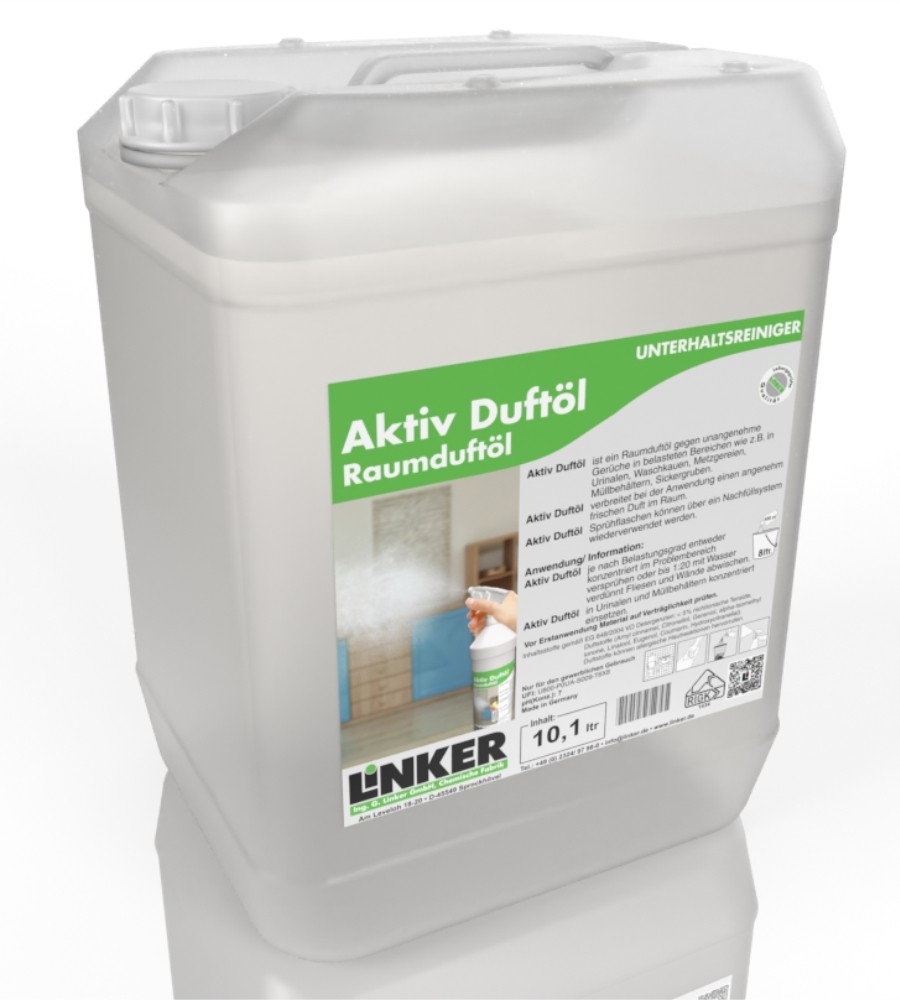 Linker Chemie Aktiv Duftöl Raumduftöl 10,1 Liter Linker Chemie Aktiv Duftöl Raumduftöl 10,1 Liter