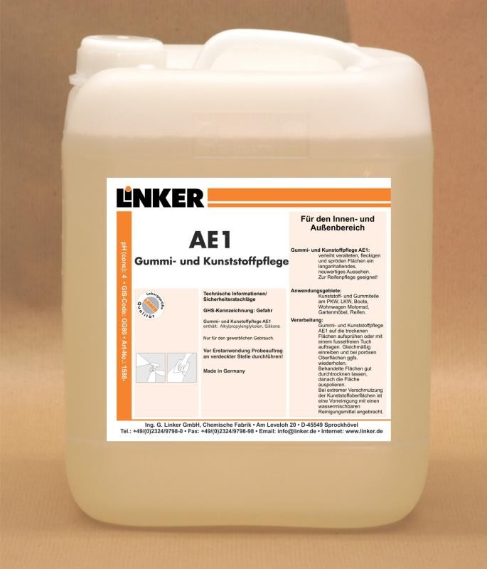Linker Chemie Gummi- und Kunststoffpflege AE1 10,1 Liter
