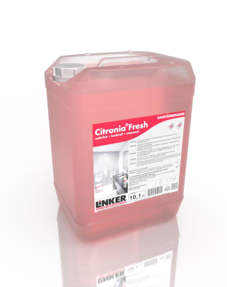 Linker Chemie Citronia® Fresh Sanitärunterhaltsreiniger 10,1 Liter Linker Chemie Citronia® Fresh Sanitärunterhaltsreiniger 10,1 Liter