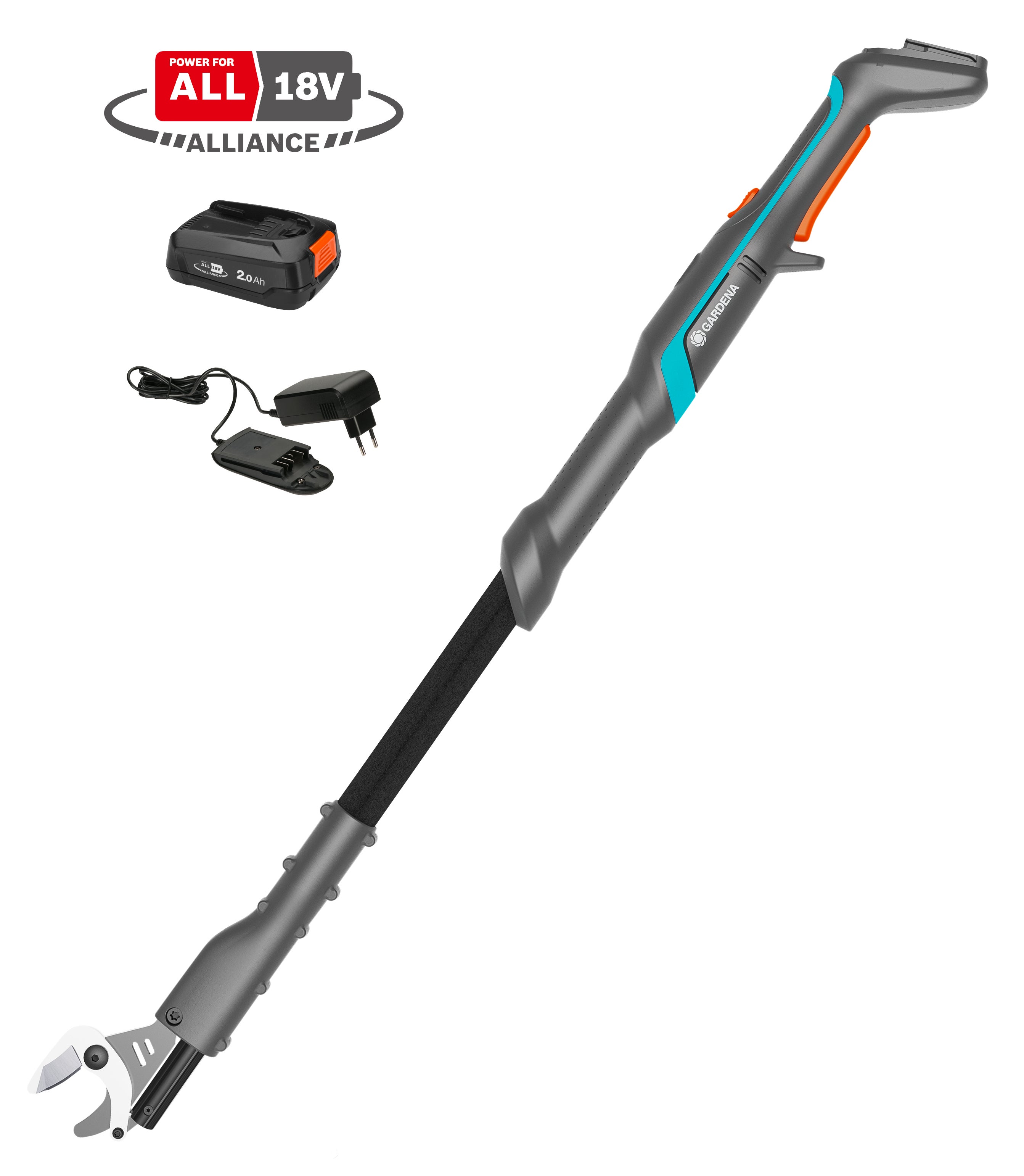 Gardena Akku-Baumschere EasyCut 110/18V P4A Ready-To-Use Set #14772-20.