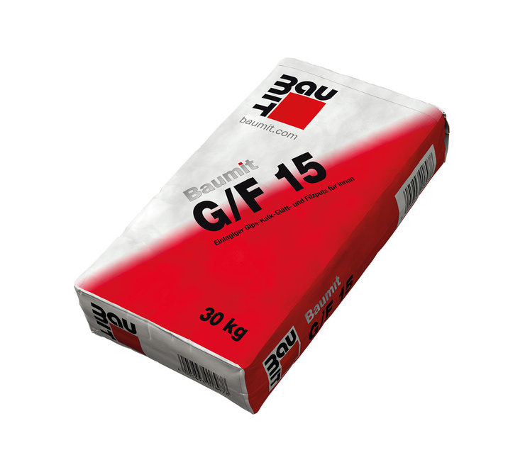 Baumit Gips-Kalk-Glätt- und Filzputz G/F 15 - 30 kg Baumit Gips-Kalk-Glätt- und Filzputz G/F 15 - 30 kg