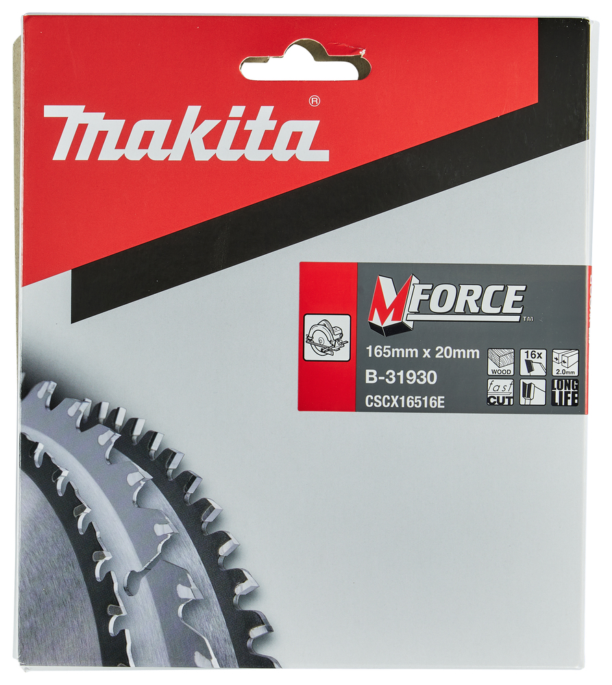 Makita Sägeblatt-MFORCE 165x20x16Z