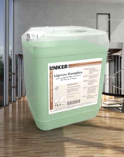Linker Chemie Lignum Komplex Reinigung Pflege für Holz- und Steinböden 10,1 L Linker Chemie Lignum Komplex Reinigung Pflege für Holz- und Steinböden 10,1 L