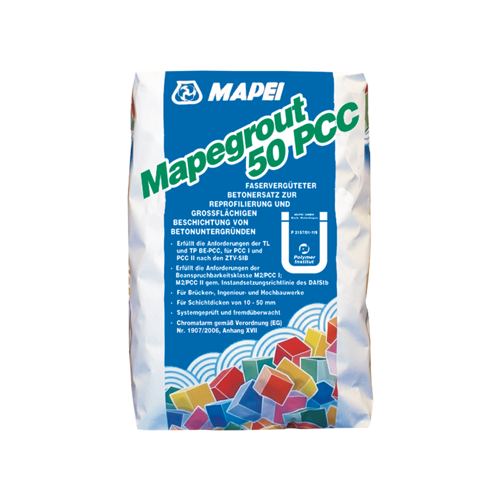 MAPEI MAPEGROUT 50 PCC Reparatur- und Beschichtungsmörtel 25kg