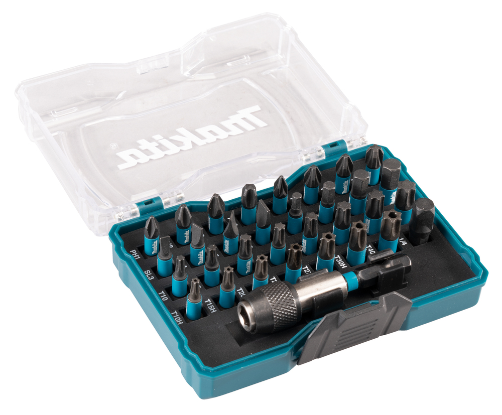 Makita Bit-Set 33-tlg. Bits Bit Box Impact Black E-12441 & Verpackung