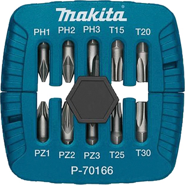 50 x Makita Bitbox Bit Set PH/PZ (10 Stück) P-70166
