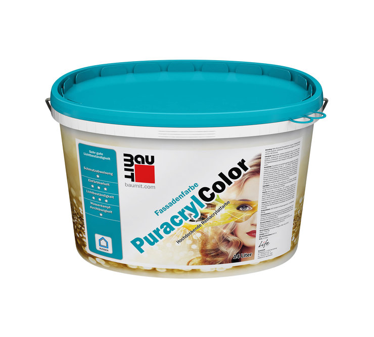 Baumit PuracrylColor Reinacrylat Fassadenfarbe Fassade weiß 14 Liter