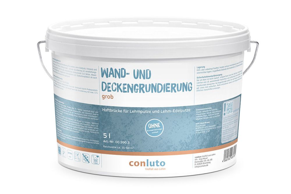 Conluto Wand- und Deckengrundierung grob 5 Liter