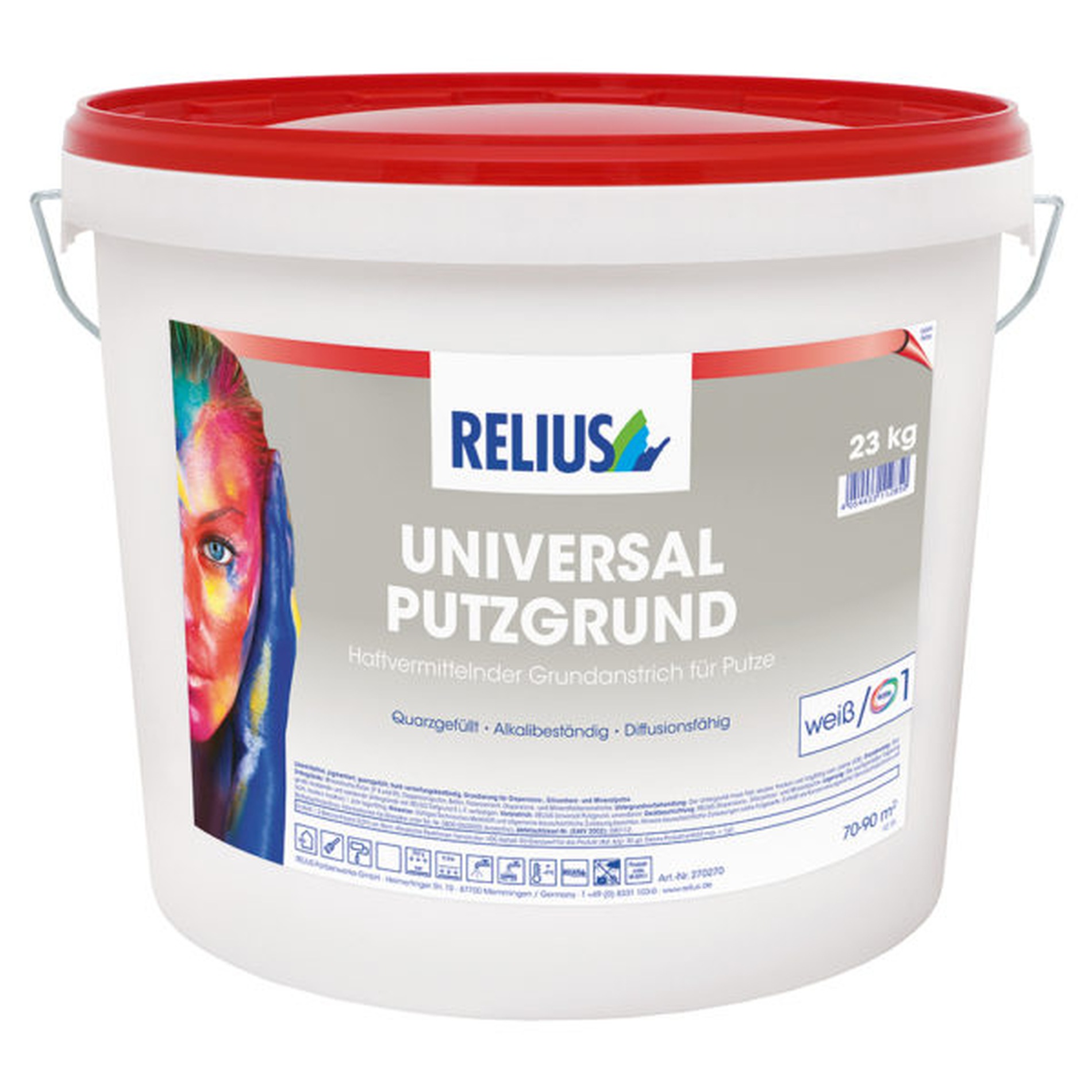 Relius Universal Putzgrund weiß / Basis1 23 kg